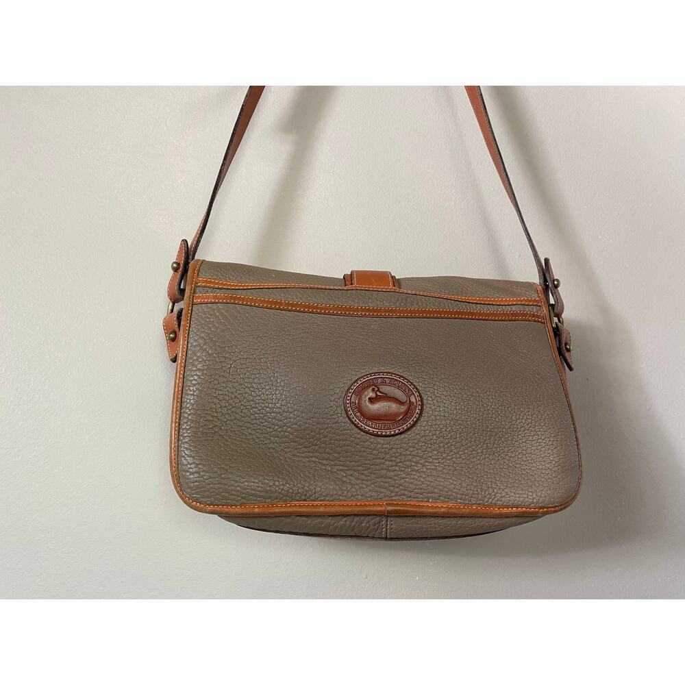80s Essex all weather leather equestrian Dooney and Bourke crossbody bag - Picture 9 of 13